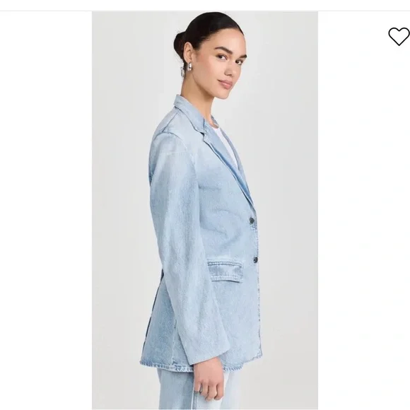 Oak & Acorn Light Blue Denim Women's Blazer - Picture 5 of 14